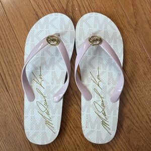 Michael Kors Sandals - Cream and Pink